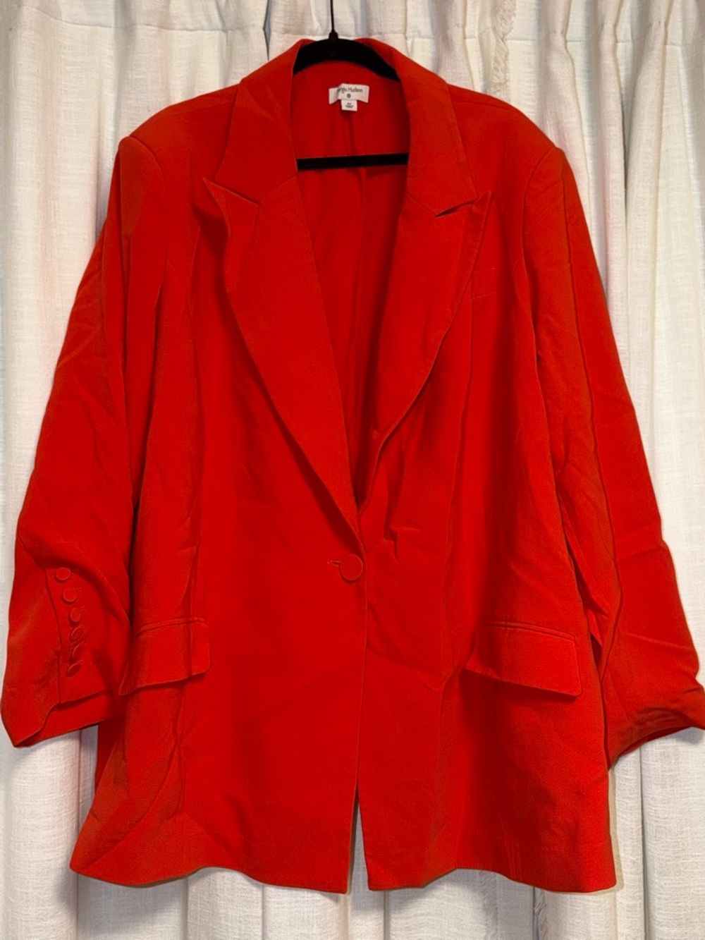 Sergio Hudson x Target 🎯 4X Red Women's Tailored Blazer Jacket
